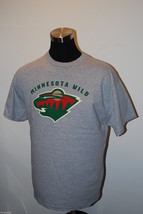 Minnesota Wild NHL Hockey Short Sleeve T-Shirt  Gray - £14.89 GBP