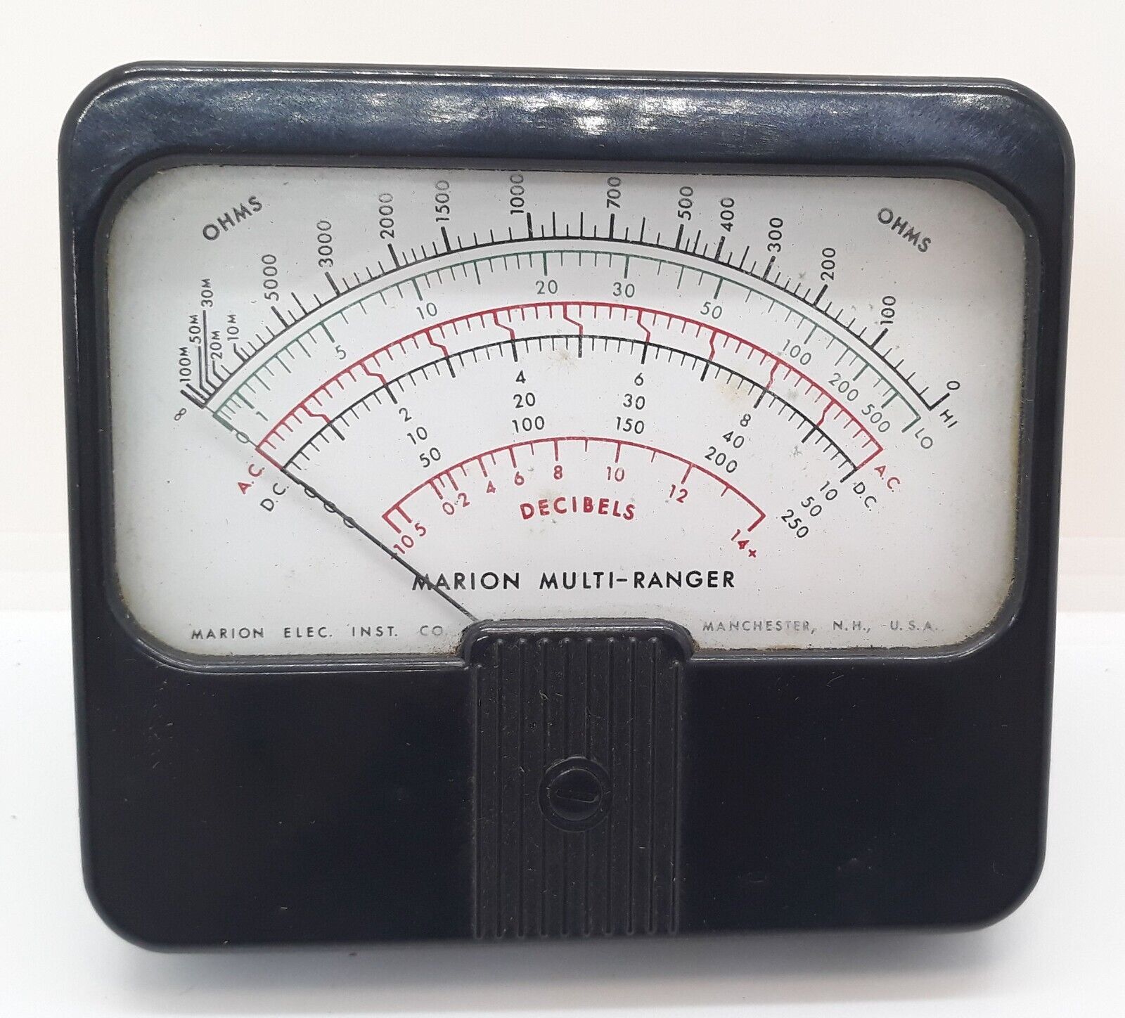 Marion Decibels Panel Meter Model 55 Multi-Ranger Range 400UA Resistance... - $79.99