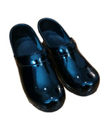 Dansko Black Patent Leather Professional Clogs Size 38  US 7.5-8 - $62.44 CAD
