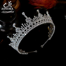 Bridal Crowns and Tiaras For Women   Forehead Bridal Headpieces Cubic Zi... - £99.71 GBP