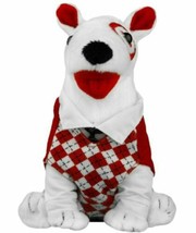 Target Mascot Bullseye Plush ARGYLE SWEATER DOG 2009 Edition 2 Collectible - £16.24 GBP