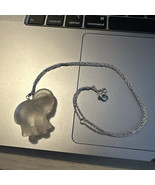 Hallmark Little Gallery Elephant Forget-Me-Not Austrian Crystal Pendant ... - $13.28 CAD