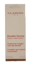 Clarins Double Serum Complete Age Control Concentrate 1 oz 30 mL NEW - $34.64