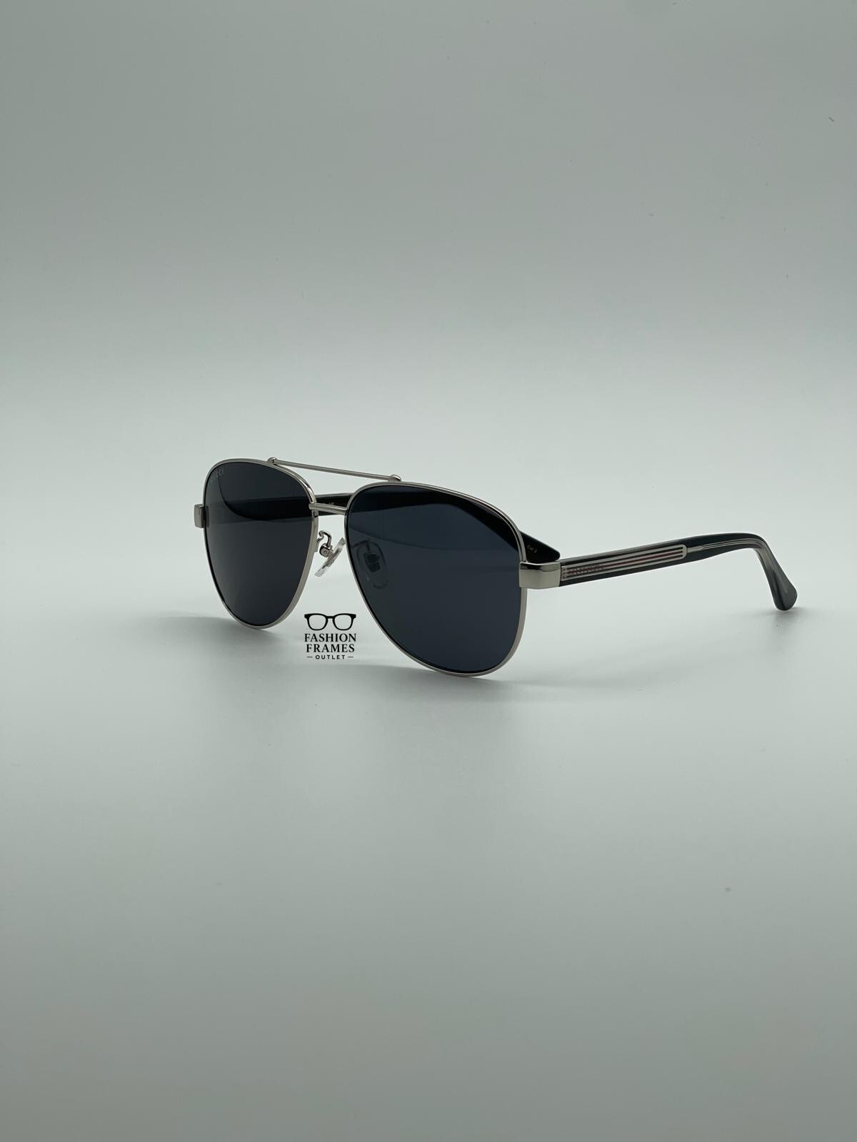 NIB GUCCI GG0528S Black & Ruthenium 63mm Grey Lens Sunglasses – 100% Authentic Item image 3