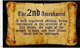 3X5 2nd Amendment &quot;Original&quot; a Well Regulated Militia Scripted Flag Trump 2024 B - £15.06 GBP