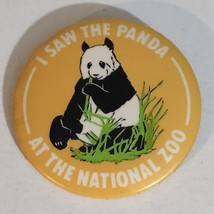 I Saw The Panda At The National Zoo Pinback Button  J3 - £3.97 GBP