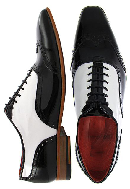NEW Handcrafted Men Fashion Black And White Dress Shoes, Men Handmade Formal Sho