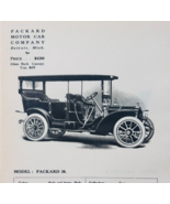 1908 Packard Motors Model 30 Vehicle Catalog Advertisement Automobilia F... - $550.13 MXN