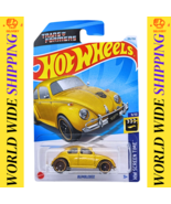 Hot Wheels VOLKSWAGEN BEETLE BUMBLEBEE GOLD Series HW Screen Time Case A... - $20.42