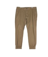 EMPYRE Jogger Chino Men&#39;s 38x28.5 Elastic Ankle Brown Pants, Skater Stre... - $26.46 CAD