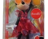 Jakks Pacific~Disney Minnie Mouse “Island Icon” 9 Inch Poseable Doll~New - £19.77 GBP