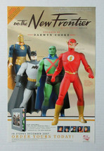 2007 JLA 17x11 New Frontier figure POSTER:Batman,Flash,Dr Fate,Martian Manhunter - £18.48 GBP