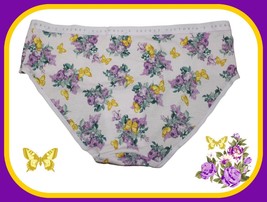 S  Lavender Butterfly Cotton LOGO Waist Victorias Secret Hiphugger Brief Pantie - £8.78 GBP