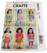 McCalls Crafts Sewing Pattern M6370 Doll Clothing 18" Doll Clothes Summer Outfit - $3.99