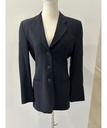Giorgio Armani Single Breasted Three Button Blazer Navy Blue Women&#39;s IT ... - €83,54 EUR