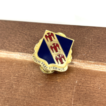 355th Regiment USAR Unit Crest Fidem Praestabimus Lapel Hat Pin - £15.78 GBP