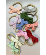 infant girl headband bows 15, Pre-Owned - $7.49