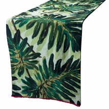 Tropically - Green Printed Cotton Decorative Table Runners - £42.26 GBP+