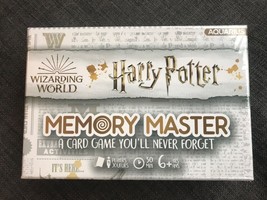 Harry Potter Memory Master Family Card Game NEW Aquarius Wizarding World SEALED - £8.02 GBP