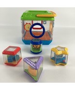 Fisher Price Peek A Blocks Shape Sorter Activity Cube Toddler Vintage 20... - $58.36