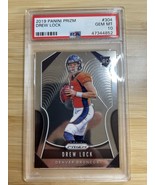 2019 PANINI PRIZM DREW LOCK #304 ROOKIE PSA 10 GEM MINT BRONCOS RC 4 - £145.50 GBP