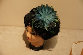 Large Flower Blue Hair Clip Hair Accessory - £3.95 GBP