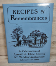 Recipes and Remembrances Arnold &amp; Elsie Boydston Matt 50th Wedding Anniversary - £33.02 GBP