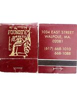 Foundry Restaurant Vintage Matchbook Massachusett Matches Unstruck Lot O... - $367.78 MXN