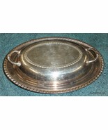 Vintage Ornate Crosby Silver Plate Covered Serving Dish Rare Collectible... - €39,84 EUR
