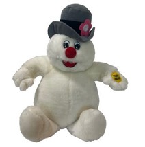 Frosty The Snowman Singing Christmas 15” Stuffed Plush Tested Gemmy Vtg - $14.80