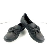 Skechers Flats Women 8.5M Madison Avenue Shoes Black Beaded Slip on Bow ... - $34.46 CAD