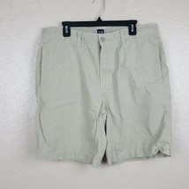 Gap Men&#39;s Flat-front Khaki Shorts Size 36 100% Cotton TN15 - £5.82 GBP