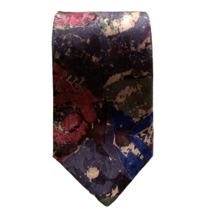 Stanley Blacker Extra Long Mens Tie 62&#39;&#39; Long Multicolor Vintage Made in USA - $6.70