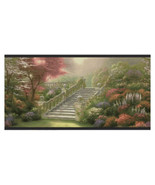 (2) Vintage Thomas Kinkade Stairway to Paradise Wallpaper Border 8057 NE... - $1,168.35 MXN