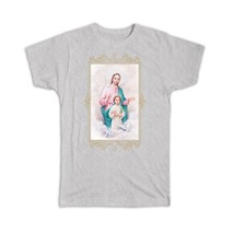 Virgin Mary with Jesus : Gift T-Shirt Dove Catholic Religious Saint Mother of Go - £14.15 GBP