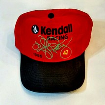 Kendall Racing Kyle Petty Baseball Cap NASCAR Snap Back 1995 VTG Red Trucker Hat - £15.81 GBP