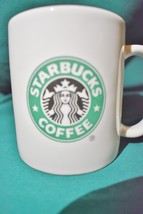 Starbucks Logo Coffee Mug 2004 Green And White Mermaid - £18.10 GBP