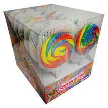Sweetworld Rainbow Swirl Pop (24x80g) - £69.02 GBP