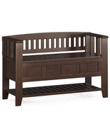 Acadian Entryway Storage Bench with Shelf | Hallway Organizer - $6,915.54 MXN