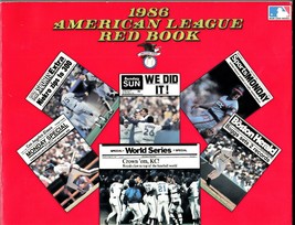 Official 1986 American League Red Book (57th Annual Edition) Royals World Series - £7.10 GBP