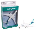 5.75 Inch Boeing 787 Westjet West Jet Airlines 1/388 Scale Diecast Model - $19.79
