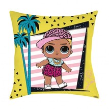 LOL SURPRISE Square PALM TREE DESIGN Pillow Cushion 40cm x 40cm - €15,18 EUR