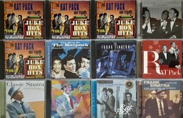 Rat Pack &amp; Frank Sinatra CD Lot of 12 Dean Martin Sammy Davis Jr. Luck Be A Lady - £19.41 GBP