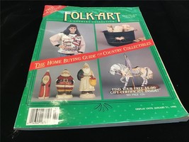 Folkart Magazine Winter 1989 Home Buying Guide for Country Collectibles - £7.83 GBP