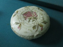 New York &amp; Rudolstadt Pottery 1910s  Covered Trinket Box [95F] - £55.45 GBP