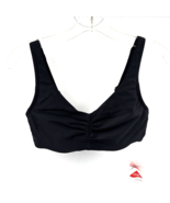 Lands End Underwire Swim Top Size 6 DD Black Bra Size Underwire Bikini - $34.07 CAD