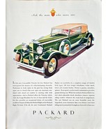 PACKARD - 1931 Vintage Print Ad - Green Convertible &quot;ASK THE MAN WHO OWN... - $313.61 MXN