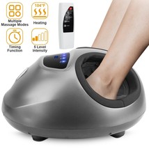 Shiatsu Foot Massager with Heat Therapy Deep Kneading &amp;Air Massage Muti-Settings - £113.05 GBP