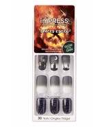 Kiss imPress Press-On Manicure Matte Ombre Medium Length Nails Halloween... - $295.70 MXN