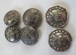 3 Vintage USAF Air Force Military  button cufflinks Sterling? - £26.17 GBP